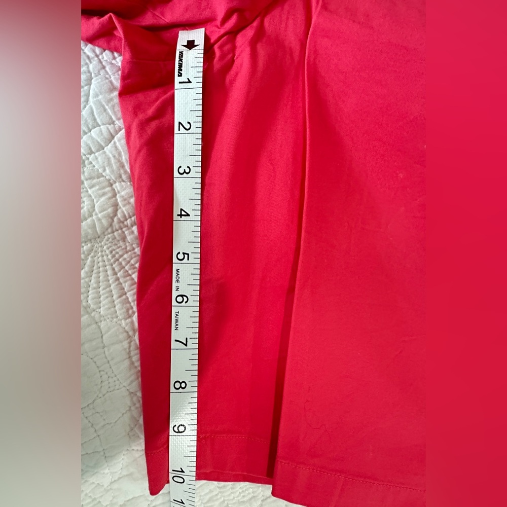 PRELOVED SZ 14 Talbots Vibrant Deep Pink/Red Women's Bermuda shorts - Picture 7 of 8